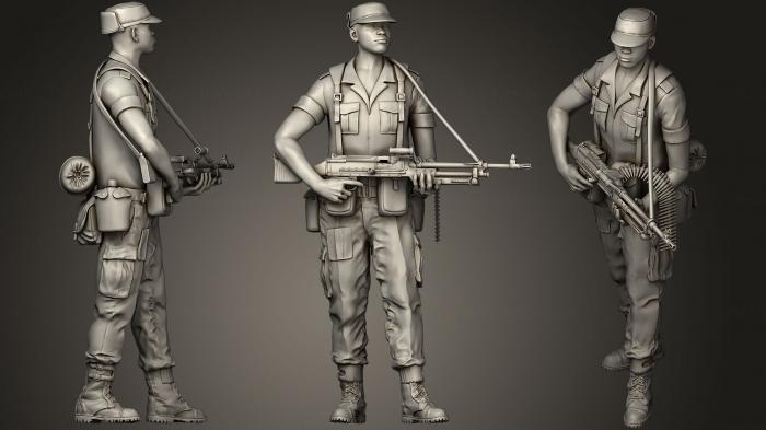Military figurines (STKW_0502) 3D model for CNC machine